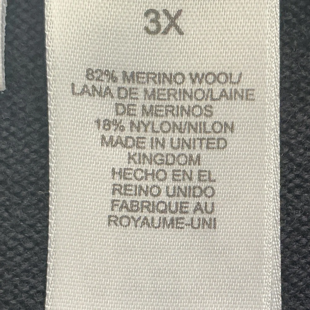 Women’s Black Merino Wool Skirt Size 3X. - Picture 3 of 5